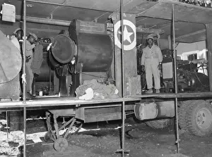 Washing Prints: African American soldiers assigned to a mobile washing unit