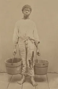 Work Prints: African American youth, possibly a former slave
