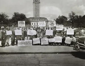 Protesters Prints: African Americans demonstrate against segregation at the University of Texas, Austin