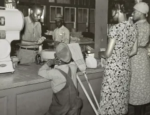 Customers Prints: African Americans shopping in the Gee's Bend cooperative store