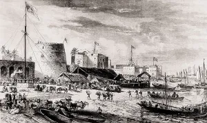 Stanley Prints: The African city of Zanzibar