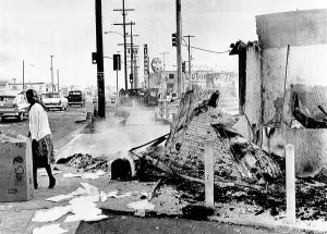 Arson Prints: Aftermath of 2 days of rioting
