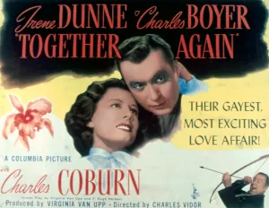 1944 Movies Prints: TOGETHER AGAIN, Irene Dunne, Charles Boyer, 1944