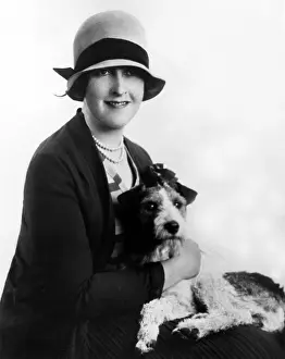 2002 Prints: Agatha Christie (1890-1976) British mystery writer in the early 1920s