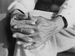 Ex Slaves Prints: The aged hands of Mr. Henry Brooks