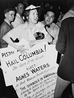 Protests Prints: Agnes Waters at the 1948 Democratic National Convention