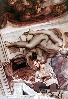 Fresco Prints: THE AGONY AND THE ECSTASY, Charlton Heston