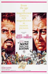 Images Dated 10th March 2014: THE AGONY AND THE ECSTASY, top l-r: Charlton Heston