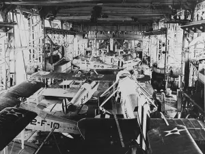 Observing Prints: Aircraft in the USS Langleys hangar