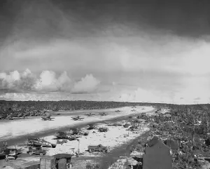 Trucks Prints: Airstrip on Orote Peninsula captured by U