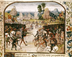 Fine Art Prints: AISA/Everett Collection Edward The Black Prince (1330-1376); John II the Good (1319-1364); FROISSART