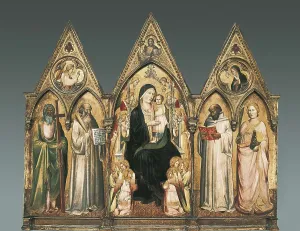 Catherine Of Alexandria Prints: AISA/Everett Collection GADDI, Agnolo (1333-1396)