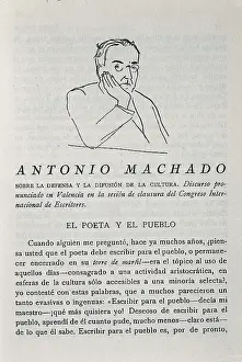 Drawings Prints: AISA/Everett Collection GAYA, Ramn (1910); MACHADO, Antonio (1875-1939)