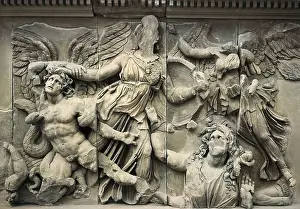 Ottomans Prints: AISA/Everett Collection Great Altar of Zeus and Athena