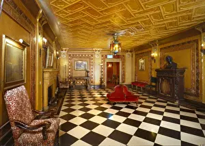 Empty Prints: The Alabama Theatre, view of the Spanish lounge