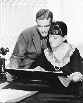 Actor Prints: Alan Campbell and his wife Dorothy Parker in Hollywood