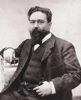 Isaac 1860 1909 Prints: ALBENIZ, Isaac (1860-1909). Portrait of Isaac Albeniz in 1886