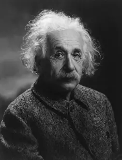 Genius Prints: Albert Einstein (1879-1955) advocated the US development of the atomic bomb