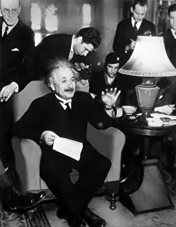 Hair Prints: ALBERT EINSTEIN, 1934. Courtesy: CSU Archives / Everett Collection