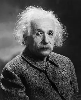 Swiss Prints: Albert Einstein. Photo by Orren Jack Turner, ca. 1947. - (BSLOC_2015_1_72)