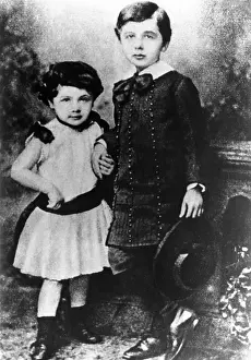 Siblings Prints: Albert Einstein, about five years old