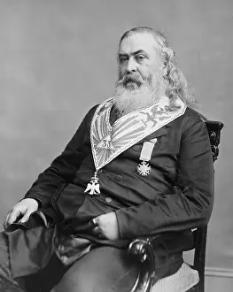 Freemason Prints: Albert Pike, was a Confederate Brigadier General