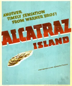 Island Prints: ALCATRAZ ISLAND, window card, 1937