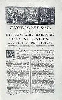 Philosophy Prints: ALEMBERT, Jean Le Rond D (1717-1783); DIDEROT