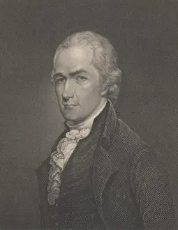 Finance Prints: Alexander Hamilton, engraving by John Francis Eugene Prudhomme