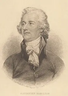 Finance Prints: Alexander Hamilton, etching by Albert Rosenthal