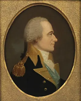 Gray Hair Prints: Alexander Hamilton wears a military uniform
