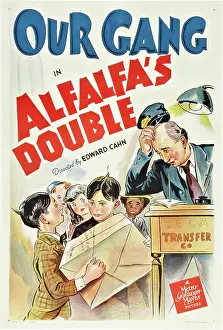 Carl Prints: ALFALFA'S DOUBLE, US poster art, Carl Alfalfa Switzer, (left), 1940