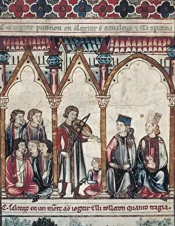 Iber1405lit Prints: Alfonso X, called 'The Wise' (1221-1284)