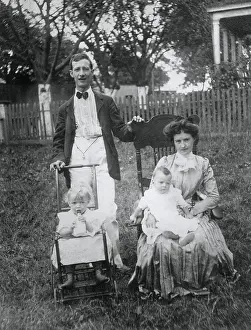 Babies Prints: Alfred E. Smith at the age of 27 with his wife