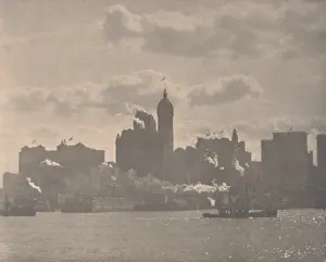 Port Prints: Alfred Stieglitz's pictorialist soft focus photo of Lower Manhattan in 1910