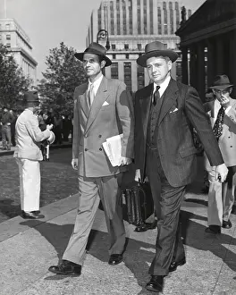 Lawyers Prints: Alger Hiss and his lawyer, Edward McLean