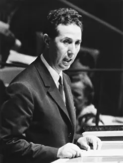 Neutrality Prints: Algerian President Ahmed Ben Bella addresses the United Nations General Assembly on Oct