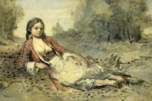 Long Prints: Algerienne, Camille Corot, 1871-73