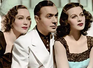 Love Triangle Prints: ALGIERS, from left: Sigrid Gurie, Charles Boyer, Hedy Lamarr, 1938