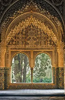 Large Window Prints: Alhambra. SPAIN. Granada. Alhambra