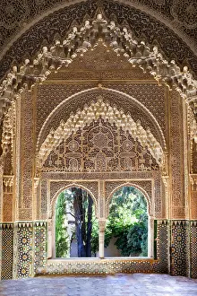 Large Window Prints: Alhambra. SPAIN. Granada. Alhambra