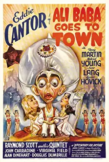Eddie Prints: ALI BABA GOES TO TOWN, Eddie Cantor (center), 1937