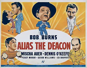 Burns Prints: ALIAS THE DEACON, US lobbycard