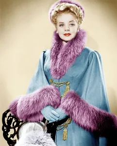 Fur Collar Prints: Alice Faye, ca. early 1940s
