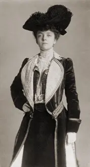 First Family Prints: Alice Roosevelt (1884-1980), at the age of 18 in a fashionable coat and hat