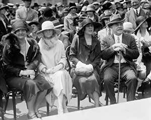 Nicholas Prints: Alice Roosevelt Longworth sits between her Husband