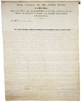 Us Government Prints: The Alien Act and Sedition Acts