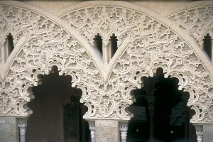 Hispano Arab Prints: Aljaferia Palace. 11th c. SPAIN
