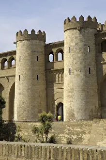 Aragon Prints: Aljaferia Palace. 11th c. SPAIN
