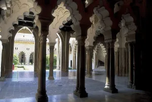 Aragon Prints: Aljaferia Palace. 11th c. SPAIN